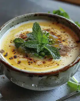 Cremige Feigenmarmelade-Suppe
