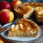 Apfel-Käsekuchen mit Karamell 2 Apfel-Käsekuchen mit Karamell