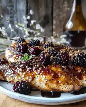 Hähnchenbrust mit Balsamico-Glasur