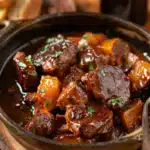 Würziges Rotwein-Gulasch 2 Würziges Rotwein-Gulasch