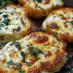 Gebackene Mozzarella-Blumenkohlsteaks 2 Gebackene Mozzarella-Blumenkohlsteaks