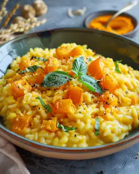 Kürbisrisotto mit Hokkaido-Kürbis