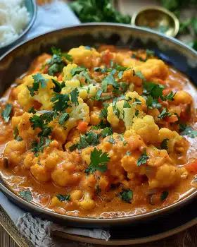Blumenkohl Curry aus dem Backofen