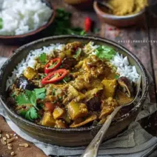 Auberginen Curry