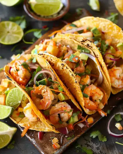 Shrimp Tacos – Ein frischer Genuss aus der Pfanne