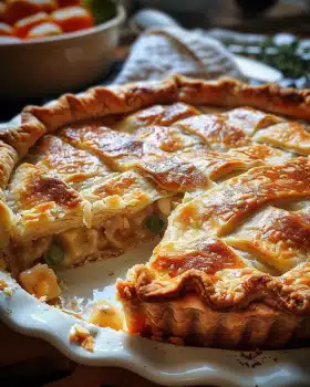 Klassische Hähnchen-Pastete