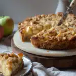 Apfelkuchen mit Vanillepudding und Streuseln 2 Apfelkuchen mit Vanillepudding und Streuseln