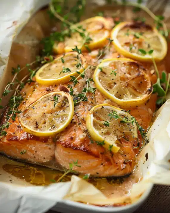 Lachs im Ofen garen