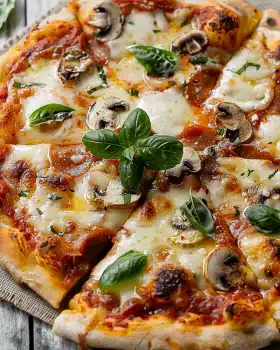 Pizza mit Pilzen – Ein köstliches Pilz-Pizza-Rezept
