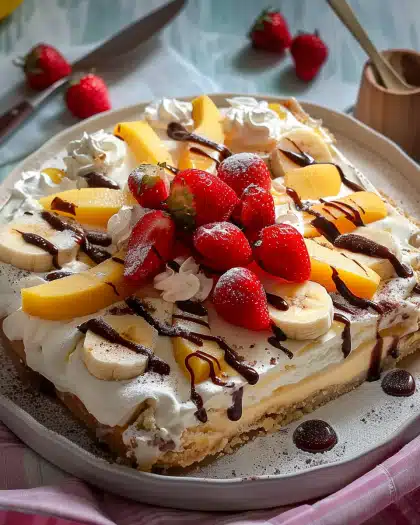 Banana Split Kuchen