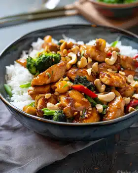Thailändisches Cashew Chicken