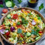 Bunter Reissalat mit Pesto Dressing 2 Bunter Reissalat mit Pesto Dressing