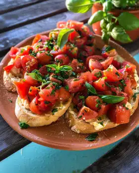 Bruschetta mit Tomaten – Originalrezept aus Italien