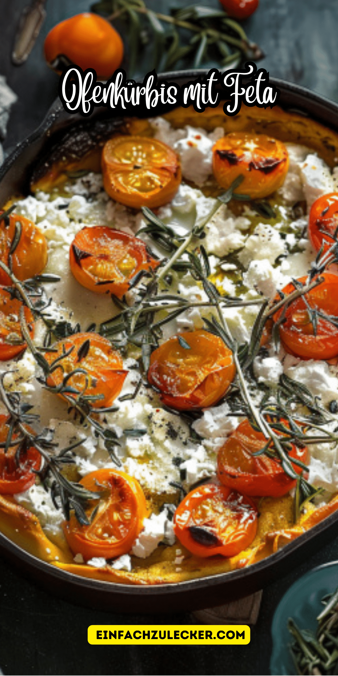 Ofenk rbis Mit Feta Einfach Zu Lecker